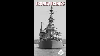 USS New Orleans ww2 naval history #shorts #worldofwarships #warships #navalhistory #ww2 #history