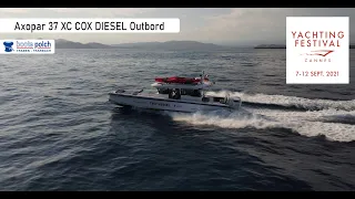 Axopar 37 XC with COX DIESEL | Cannes Yachtshow 2021