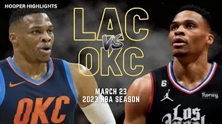 LA Clippers vs Oklahoma City Thunder Full Game Highlights | Mar 23 | 2023 NBA Season