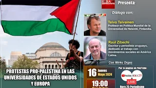 Protestas pro-Palestina en las universidades de Estados Unidos y Europa