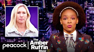 Marjorie Taylor Greene Harasses AOC & Invades Amber's Studio | The Amber Ruffin Show