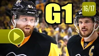 Columbus Blue Jackets vs Pittsburgh Penguins. 2017 NHL Playoffs. Round 1. Game 1. 04.12.2017 (HD)