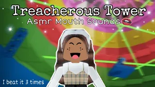 ASMR Roblox Treacherous Tower Pro!✨(MOUTH SOUNDS)