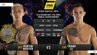 Full trận Martin Nguyễn VS Thanh Lê | Martin Nguyen vs Thanh Le full fight | One FC