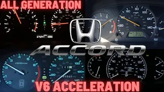 Honda Accord V6 Acceleration Battle 0-60 mph Compilation