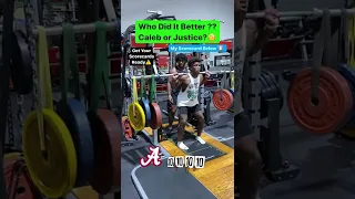 SQUAT Showdown! Caleb vs Justice Squat Standoff with Hanging Band Technique and Eccentric Isometrics