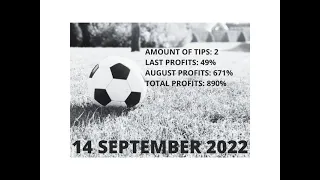 FOOTBALL PREDICTIONS | SOCCER PREDICTIONS | TODAY 14 SEPTEMBER 2022 (1) | SPORTS BETTING TIPS