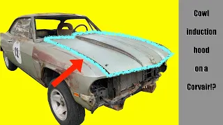 How to make a cowl induction hood.  (1969 Chevy Corvair/s10 chassis swap Part 9)