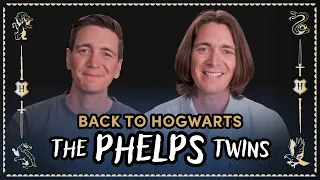 James and Oliver Phelps Celebrate Back to Hogwarts