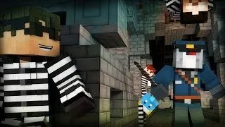 Sky Does Minecraft Minecraft Mini-Game: COPS N ROBBERS! (ULTIMATE BRODOWN!) /w Facecam