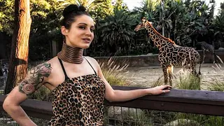 This Giraffe Woman Had 15 Brass Rings Around Her Neck For 5 Years, When She Took It Off Everybody