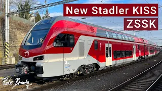 TRIP REPORT | Stadler KISS | ZSSK | Trenčín to Bratislava | New Slovak Double-decker train