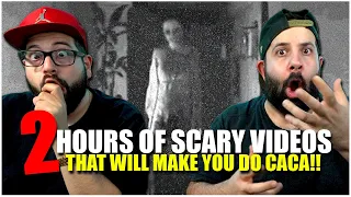 2 HOURS OF SCARY VIDEOS ON YOUTUBE | REACTION!!
