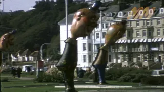 Folkestone late 1960's old cine film 095