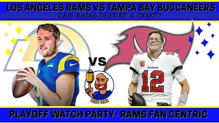 LOS ANGELES RAMS vs TAMPA BAY BUCCANEERS |PLAYOFFS | LIVE Watch Party! | Play by Play Coverage