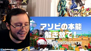 Gor's "Super Nintendo World" Nintendo Theme Park Reveal Trailer REACTION