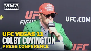 Colby Covington Thinks Tyron Woodley Asked Not To Engage at UFC Vegas 11 Presser - MMA Fighting