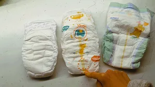 Сравнение подгузников Honest good, Huggies Elite Soft,  Chicolino