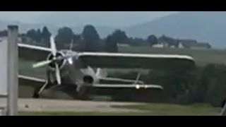 AN2 Crash Antonov 2 Accident Unfall at Gmunden Airfield Austria 23.august.2019