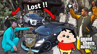 GTA5: Shinchan Franklin Found Michael's Dimond Bugatti  and Lost his own lemborghini 🤣|Ps Gamester|