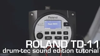 drum-tec Tutorials: How to load additional drum sounds to your Roland TD-11 module