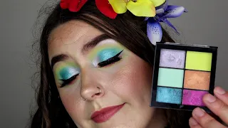 Testing the MUA colourful mini palette