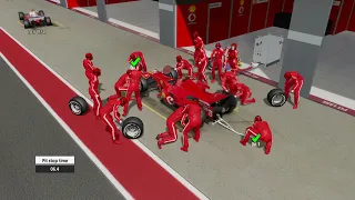 F1 2006 Championship Edition Multiplayer RPCS3 Monza 8 lap Race