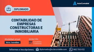 CONTABILIDAD PARA EMPRESAS CONSTRUCTORAS E INMOBILIARIAS