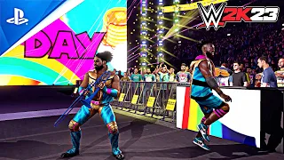 WWE 2K23 - The New Day vs. Omos & MVP | WWE  Main Event 2023 Fight