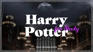 Harry Potter ASMR | Great Hall Ambience Sounds for Study | 백색소음, 공부