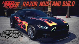 NFS: Payback  Razor's FORD MUSTANG BUILD Virtual & Wrap Customisation