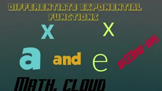 #Derivative #exponential_functions  Derivative of exponential functions by 1st Principle