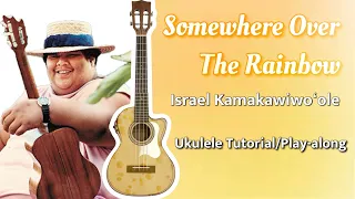 Somewhere Over The Rainbow - UKULELE PLAY-ALONG (Israel Kamakawiwo'ole)