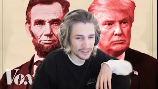 xQc Reacts to How the Republican Party went from Lincoln to Trump