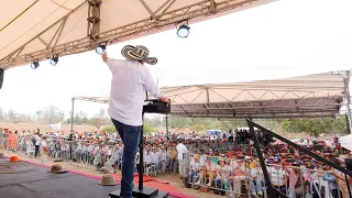 Entrega predios a campesinos víctimas en el marco de la reforma agraria en San Antonio de Palmito