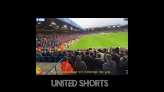 Leeds United fans compose and sing a song for Mason Greendwood when Man United meets Leeds United