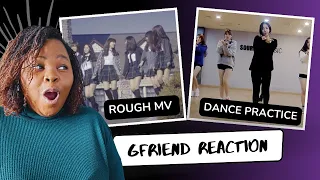 MY REACTION TO GFRIEND ROUGH MV & DANCE PRACTICE | SCHOOL TRILOGY