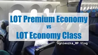 LOT Premium Economy vs LOT Economy Class ✈ | Czym różnią się klasy w samolocie?