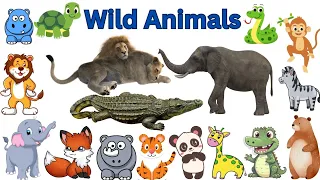 100+wild Animals name with pictures|Animals name| Animals picture| Animals|preschool education