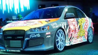 Lancer evo do need for speed pro street ryu watanabe forza horizon