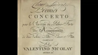 Valentino Nicolay; Piano Concerto No.1 in D, Op.12