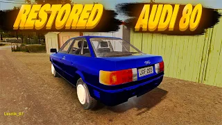 RESTORED AUDI 80 REPLACED THE PARTS AND SHE GOED  I My Summer Car