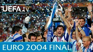 UEFA EURO 2004 final: Greece 1-0 Portugal highlights