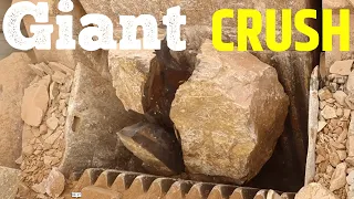 Satisfying Stone Crushing | Rock Crusher | Quarry Primary Rock Crushing | Jaw Crusher in Action asmr