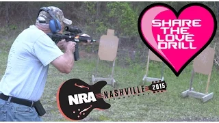 Speed Shooting the AR-15 "Share the Love" Drill + Meet Jerry Miculek at the Nashville NRA show! (4K)