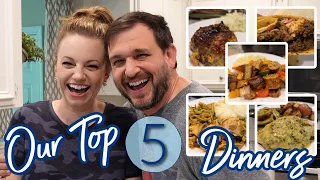 🌟BEST OF 🌟WHAT'S FOR DINNER? | 5 FAVORITE MEALS | FAVES FROM APRIL - JUNE