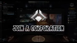 Advice | Join a Corporation in EVE Online