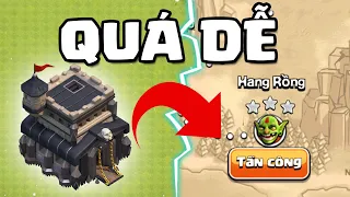 Hướng dẫn cách đánh 3 sao bản đồ “ HANG RỒNG - DRAGON's  LAIR" TH 9 10 11 12 | Clash of clans