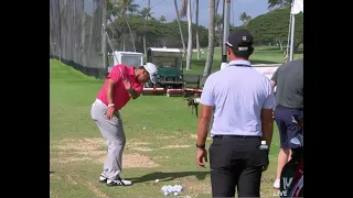 Hideki Matsuyama Drill - Pre-Round Before Winning the Sony Open (2022)