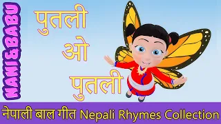 Putali पुतली ओ पुतली Butterfly Song | Nepali Rhymes Collection | लोक प्रिय नेपाली बाल गीत